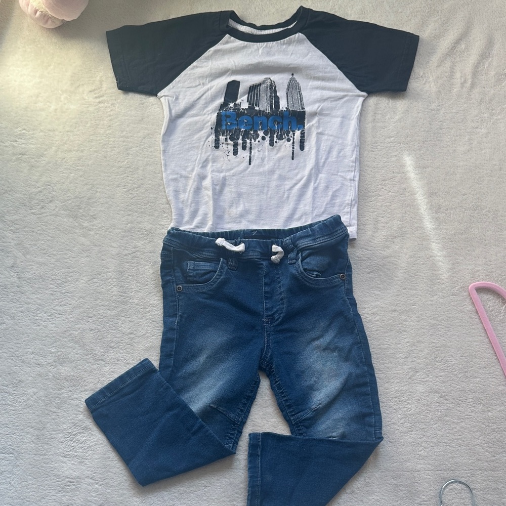 Bench Kids Matching Set - Black and Blue